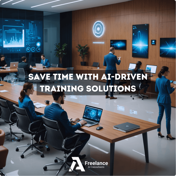 AI for Education and Training enhancing corporate learning. AI-driven training solutions streamline skill development with Artificial Intelligence and data-driven insights.