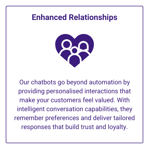 Icon of people in a heart, symbolising personalised AI Chatbot Solutions that foster customer loyalty for Essex businesses.