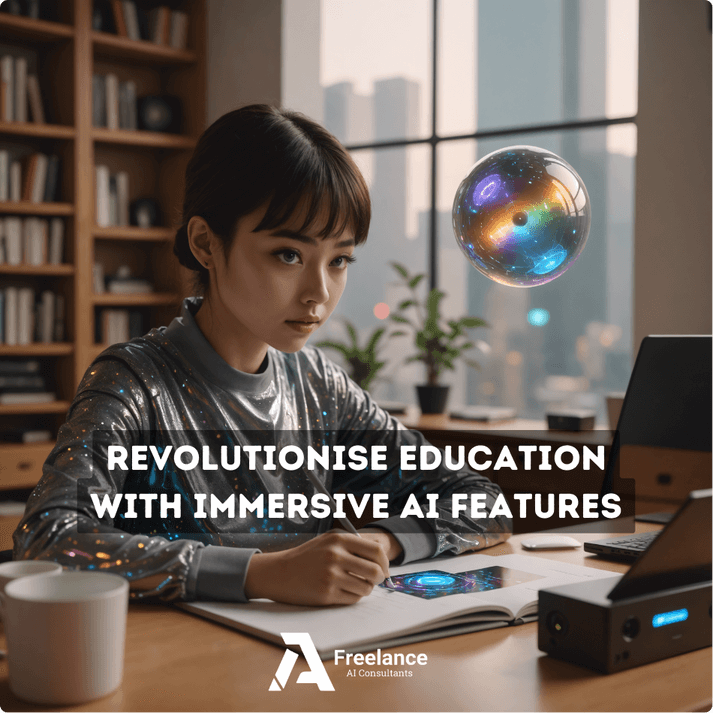 Immersive AI-driven content revolutionising education and training. AI for Education and Training delivers interactive, personalised learning with Artificial Intelligence."